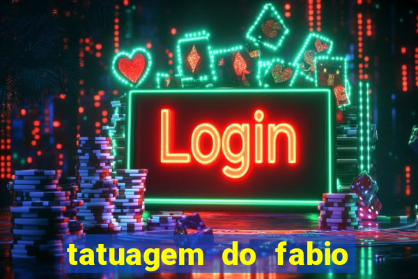 tatuagem do fabio goleiro do cruzeiro