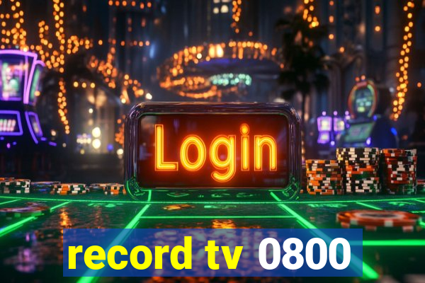 record tv 0800