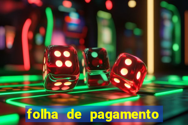 folha de pagamento para preencher word