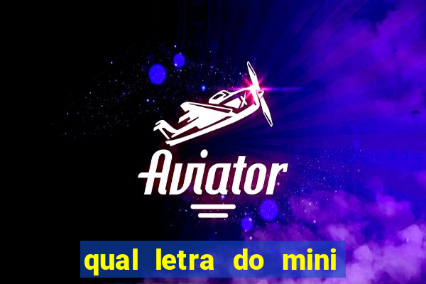 qual letra do mini dolar hoje