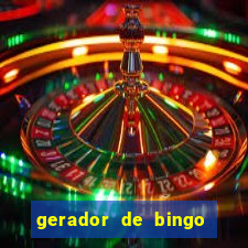 gerador de bingo de palavras