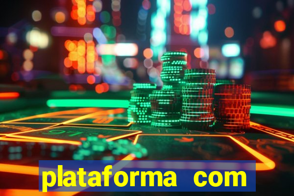 plataforma com chuva de dinheiro