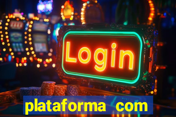 plataforma com chuva de dinheiro