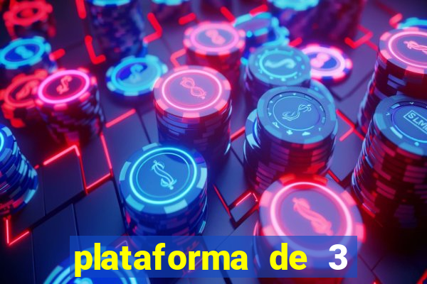 plataforma de 3 reais jogo