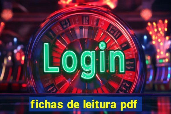 fichas de leitura pdf