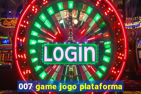 007 game jogo plataforma