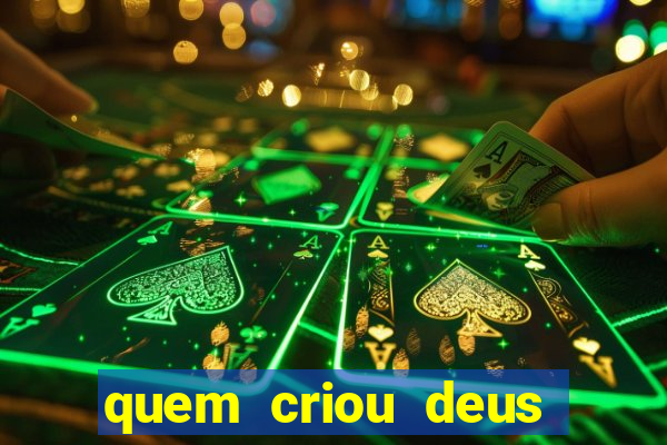 quem criou deus segundo o espiritismo