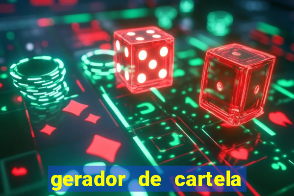 gerador de cartela de bingo