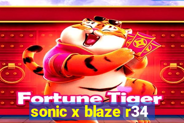 sonic x blaze r34