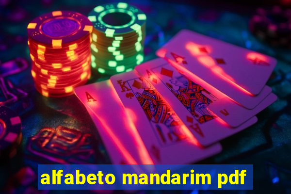 alfabeto mandarim pdf