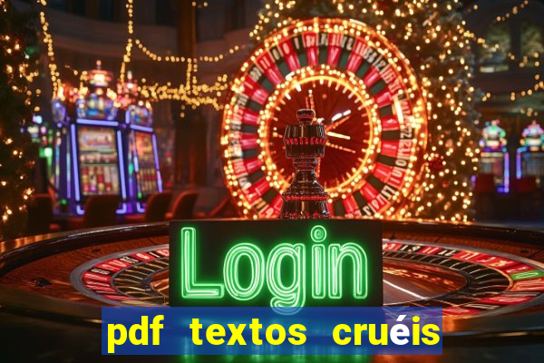 pdf textos cruéis demais para serem lidos rapidamente