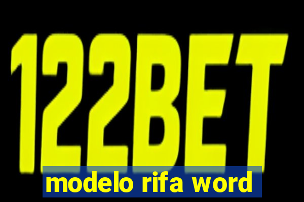 modelo rifa word