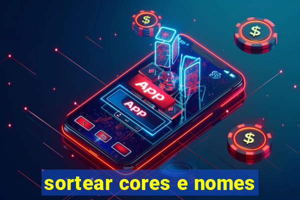 sortear cores e nomes