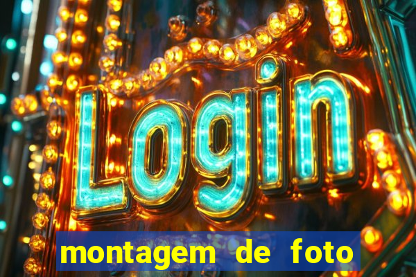 montagem de foto com simbolo do flamengo