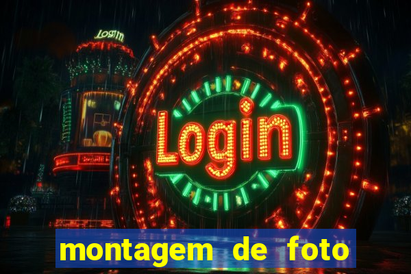 montagem de foto com simbolo do flamengo