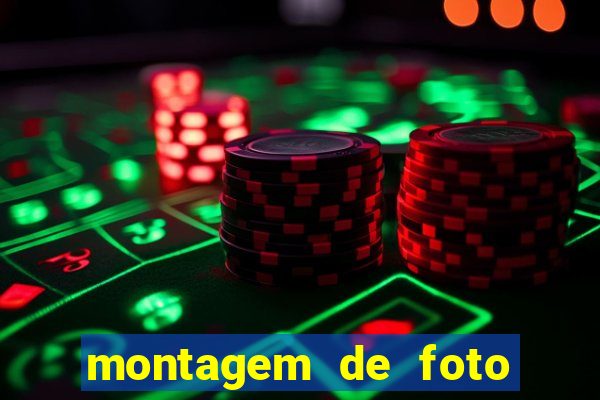 montagem de foto com simbolo do flamengo