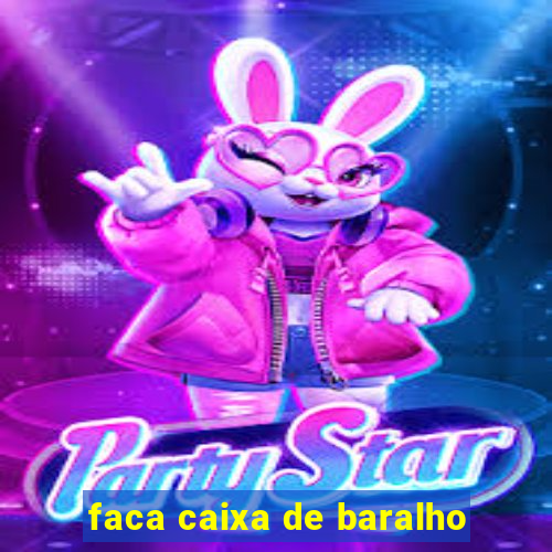faca caixa de baralho