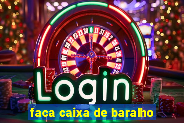 faca caixa de baralho