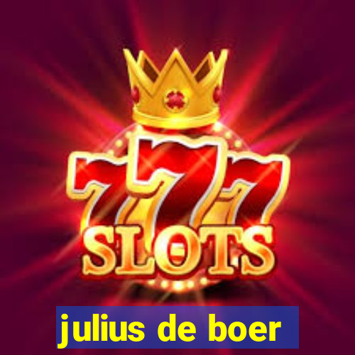 julius de boer