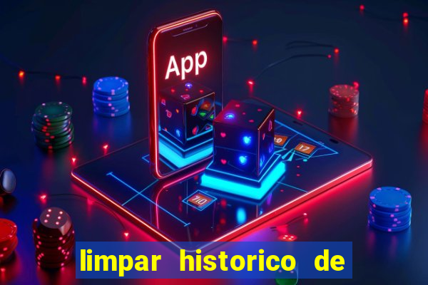 limpar historico de apostas bet365