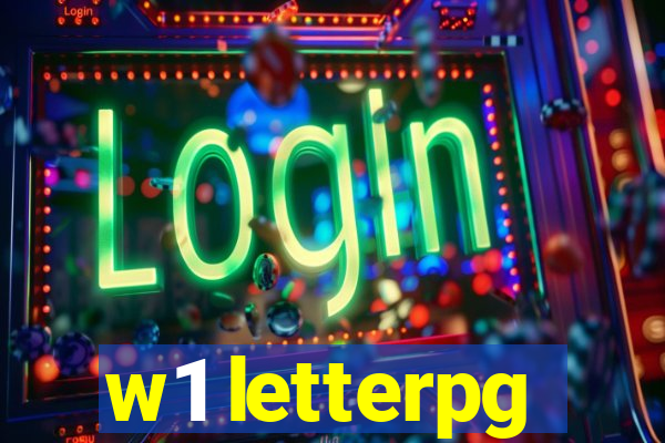 w1 letterpg