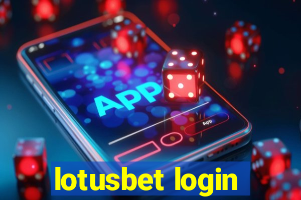 lotusbet login