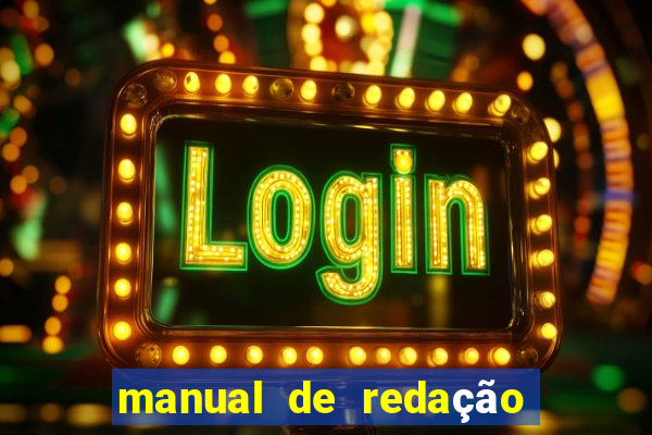 manual de redação folha de são paulo pdf