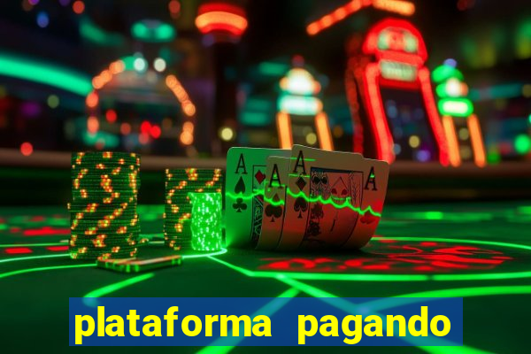 plataforma pagando no cadastro