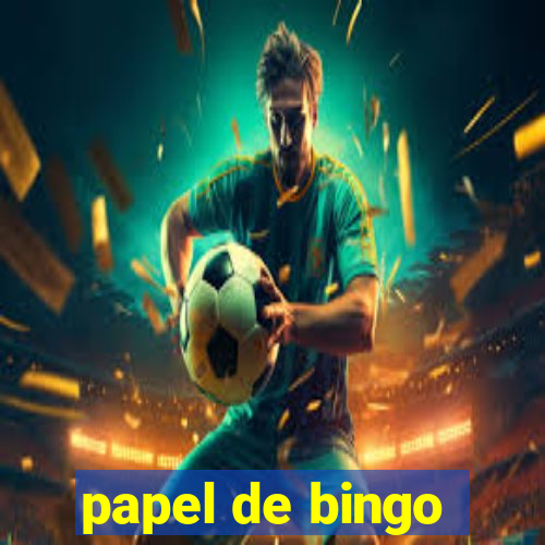 papel de bingo