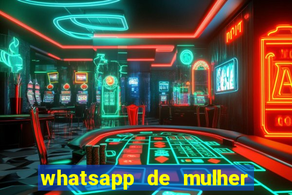 whatsapp de mulher de programa
