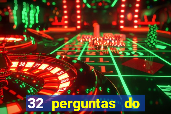 32 perguntas do livro do destino