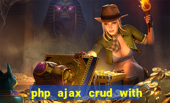 php ajax crud with datatables and bootstrap modals