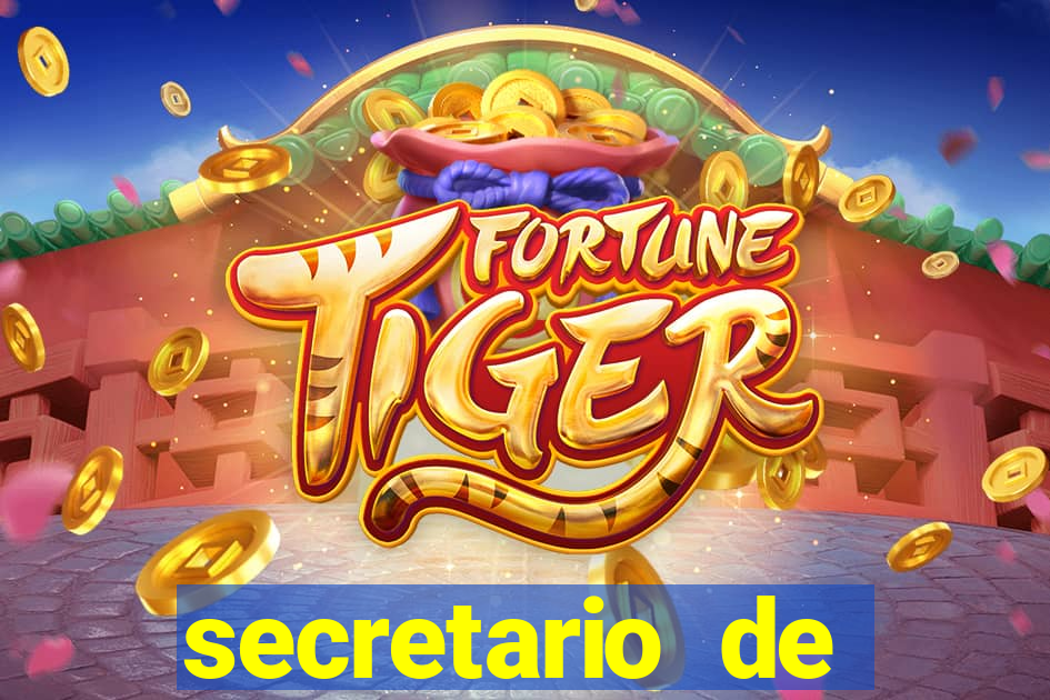 secretario de esporte salario