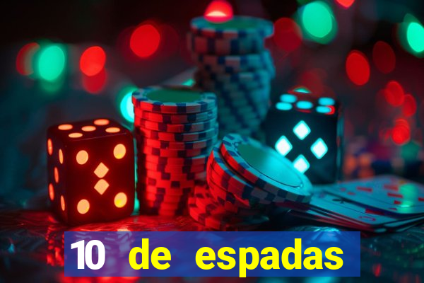 10 de espadas tarot amor
