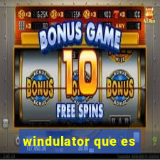 windulator que es