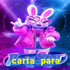 carta para encontrista homem