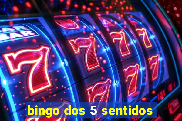 bingo dos 5 sentidos