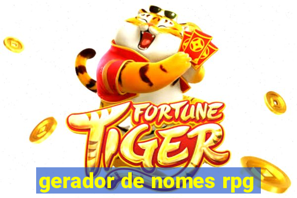 gerador de nomes rpg