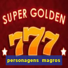 personagens magros de desenhos