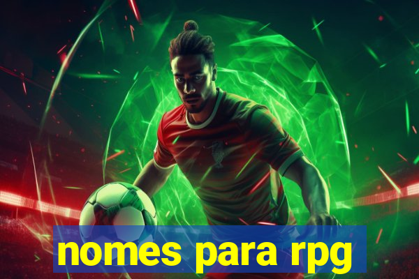 nomes para rpg