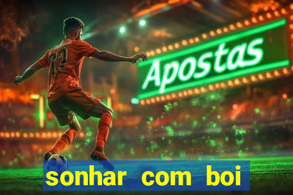 sonhar com boi jogo do bicho