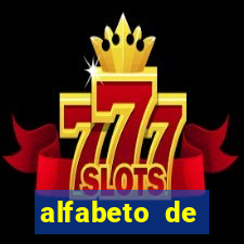 alfabeto de caligrafia bonita