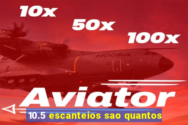 10.5 escanteios sao quantos