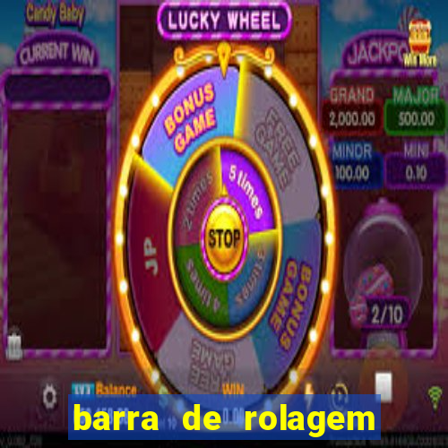 barra de rolagem descendo sozinha win10