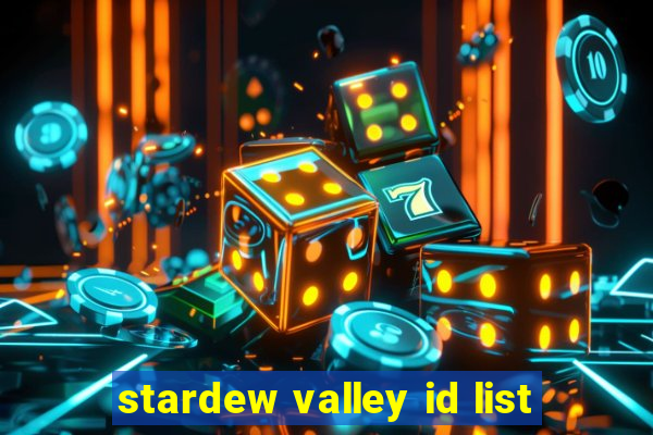 stardew valley id list