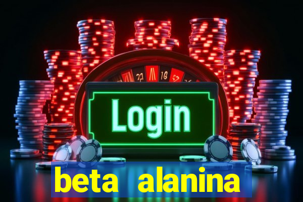 beta alanina aumenta a pressao