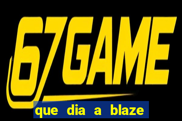 que dia a blaze paga o cashback