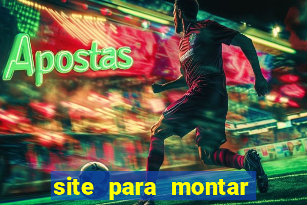 site para montar time de futebol