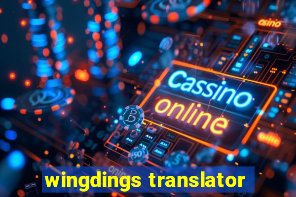 wingdings translator