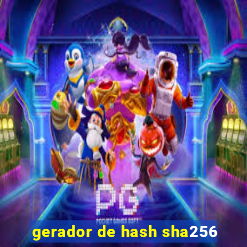 gerador de hash sha256